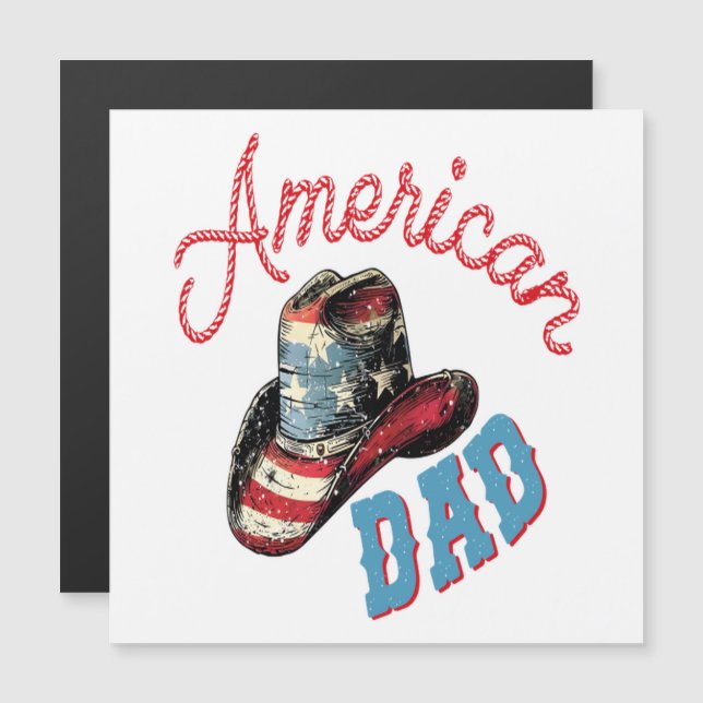 Papa Cowboy American Dad  (Devant / Derrière)