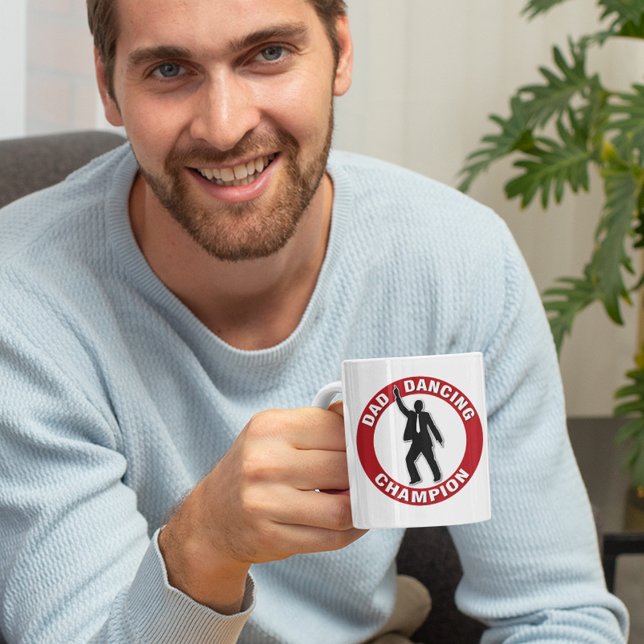 Papa Dancing Champion - Drôle Fête des pères Mug (Créateur téléchargé)
