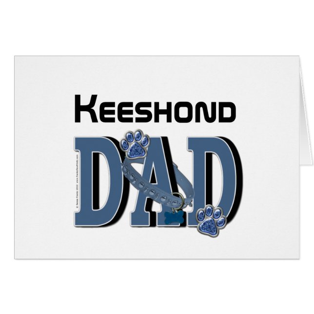 PAPA de Keeshond (Devant horizontal)