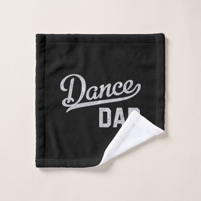 Papa de la danse Danseur fier Papa (Gant de toilette)