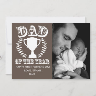 Papa de l'année - Carte photo du père