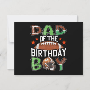 Papa de l'enfant qui fête son anniversaire Footbal