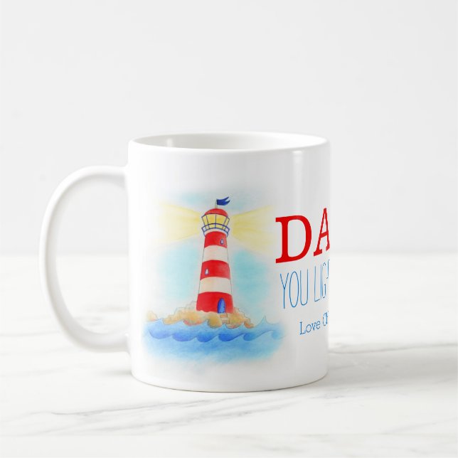 Papa de phare vous allumez notre tasse de la vie (Gauche)