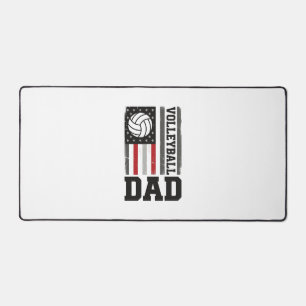 Papa de volley Drapeau américain Gravure vintage D