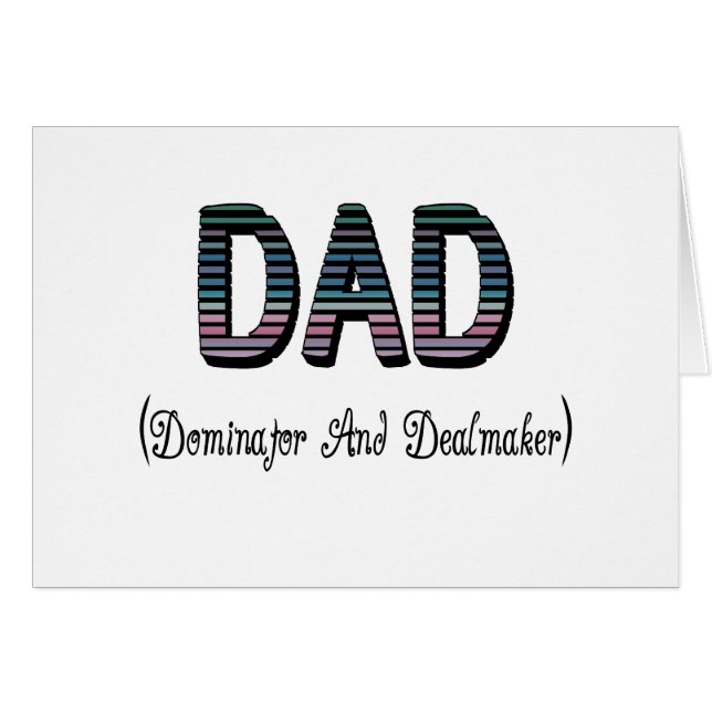 Papa Dominateur Et Concessionnaire (Devant horizontal)