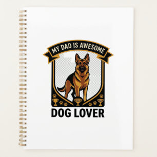 Papa est un amant de chien génial Shepherd alleman