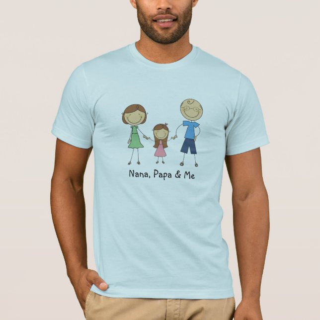 Papa et moi de Nana T-shirt (Devant)