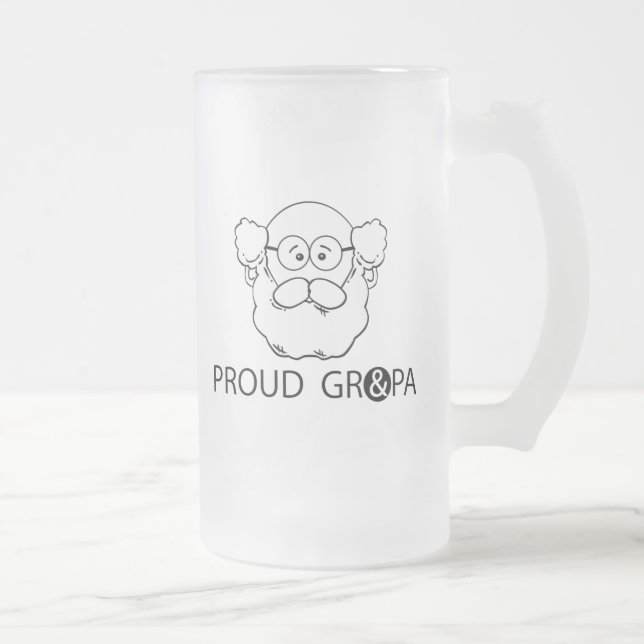 Papa fier Mug givré (Droit)