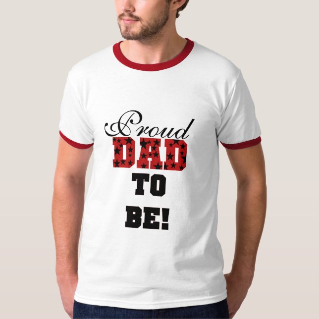 Papa fier rouge et noir à être T-shirts et cadeaux (Devant)