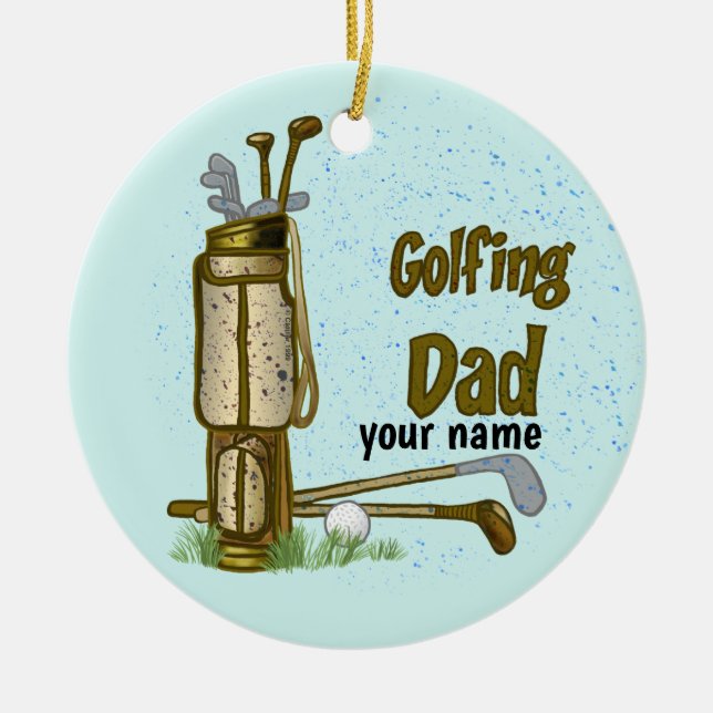 Papa golf ornement de golf (Devant)