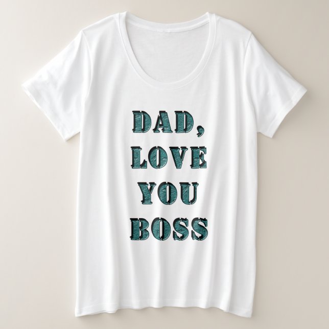 PAPA, JE T'AIME BOSS 1 (Design devant)