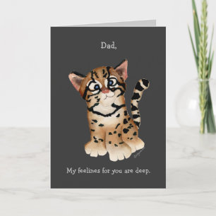 Papa, Je T'Aime Une Carte Ocelot