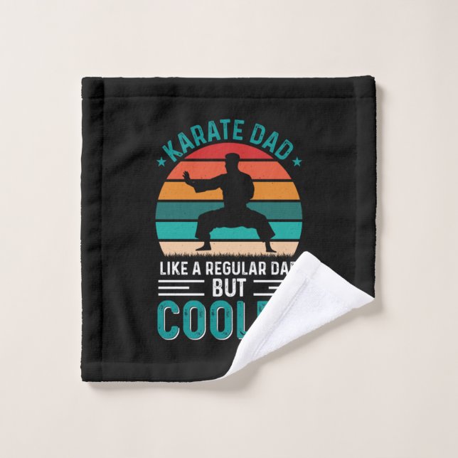 Papa Karaté (Gant de toilette)