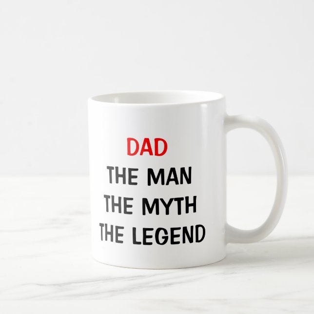 Papa la tasse de légende de mythe d'homme (Droite)
