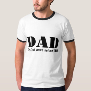 PAPA le mot final avant T-shirt de MAMAN