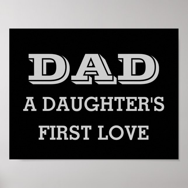 Papa, le premier amour d'une fille - Affiche (Devant)
