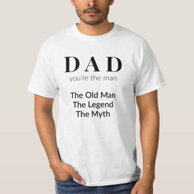 Papa Le T-shirt Homme Vieux (Devant)