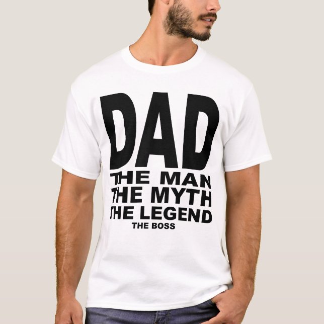 Papa le T-shirt mythe (Devant)