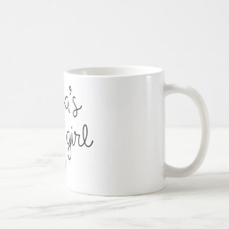 Papa Little Girl Family Bond Keepsaké Mug