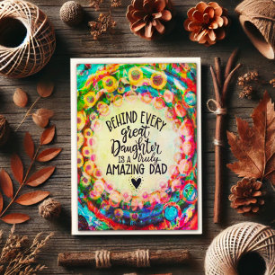 "Papa ma fille !" Carte d'intégrité