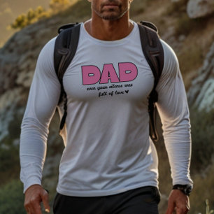Papa Même Ton Silence T-shirt à manches longues