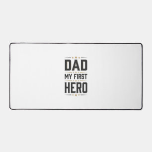 Papa Mon Premier Héros Chemise Vintage Typographie