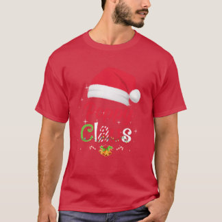 Papa Noël Poppy Claus Noël T-shirt assorti pour la