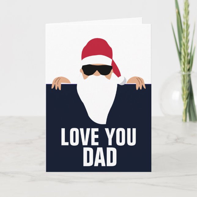 PAPA NOËL T'AIME CARTES (Devant)