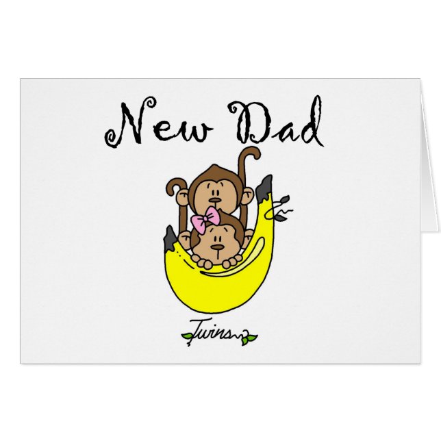 Papa of Twins Boy and Girl Tshirts and Gifts (Devant horizontal)