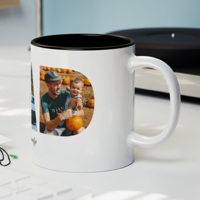 Papa Photo Collage Mug pour la Fête des pères (Créateur téléchargé)