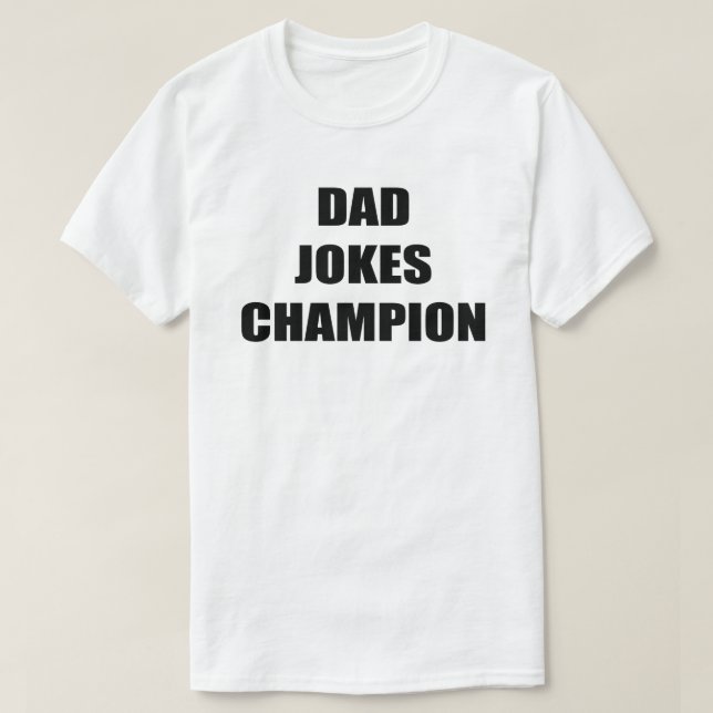 Papa plaisante Champion Fête des pères T-shirt Hom (Design devant)