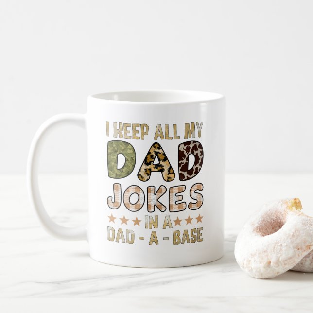 Papa plaisante tasse de café (Avec donut)