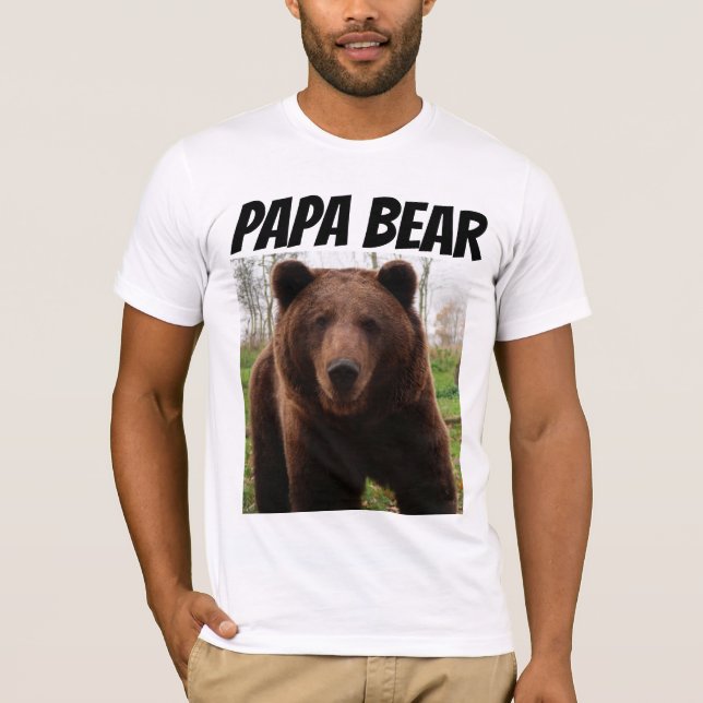 PAPA PORTE GRIZZLY T-SHIRTS (Devant)