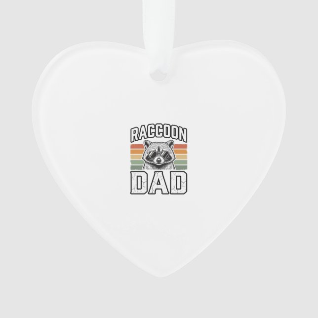 Papa Raton laveur Gravure Vintage Design Vectoriel (devant)