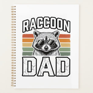 Papa Raton Laveur Gravure Vintage Design Vectoriel