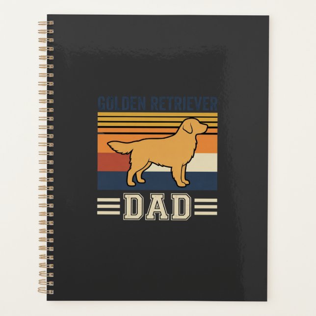 Papa Retriever doré Chien Rétro (Devant)