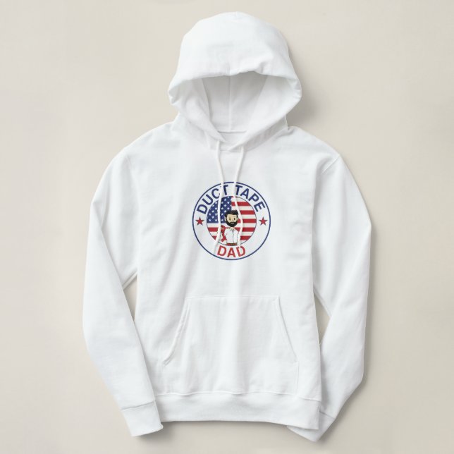Papa Ruban Adhésif - Sweat à capuche (Femmes) (Design devant)
