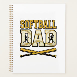 Papa Softball Gravure Vintage Batte Graphique_1