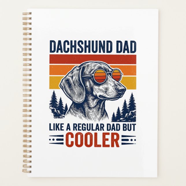Papa teckel comme un papa normal mais plus cool T- (Devant)