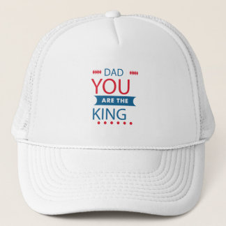 Papa Tu Es Le Roi Casquette De Typographie