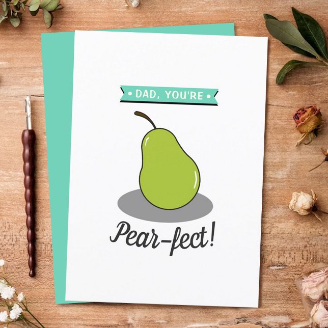 Papa, tu es Pear-fect ! Fête des pères Whimsy Pear (Créateur téléchargé)