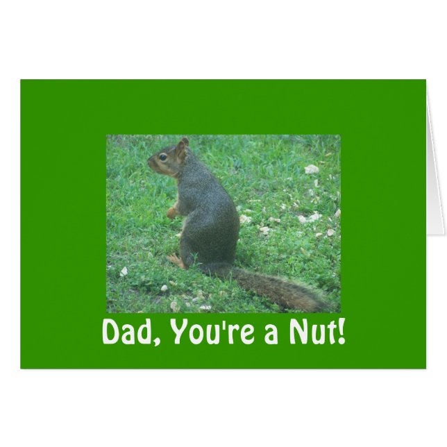 Papa, tu es une noix ! (Devant horizontal)