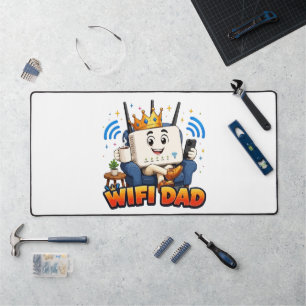 PAPA WIFI Personnage de routeur drôle