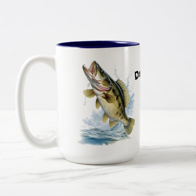 Papa's Mug with Bass 15oz Mug (Gauche)