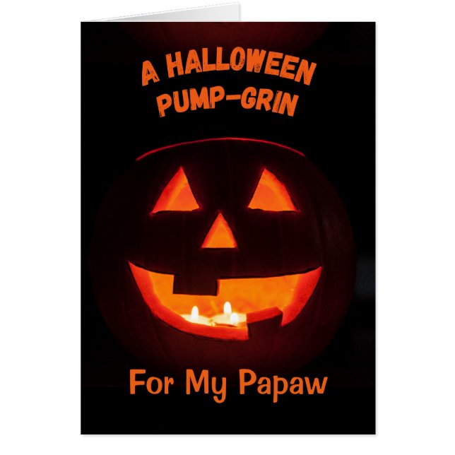 Papaw Halloween Cute Jack o' Lantern (Devant)