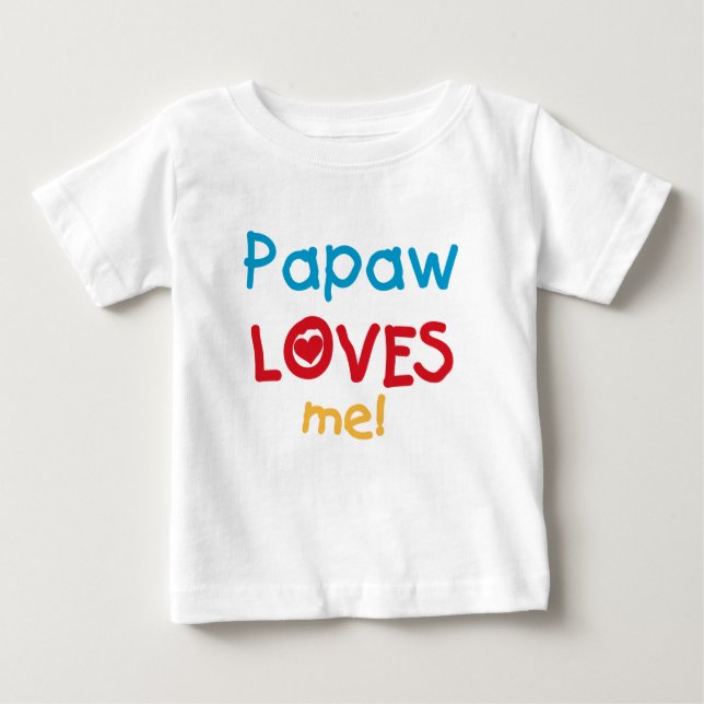 Papaw Loves Me T-shirts et cadeaux (Devant)