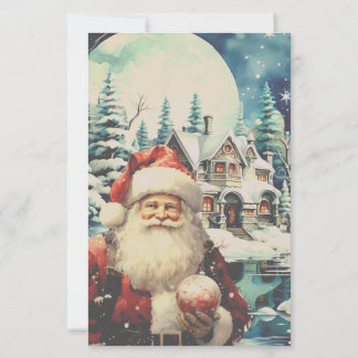 Papel de Carta (Letterhead) Noite do Papei Noel