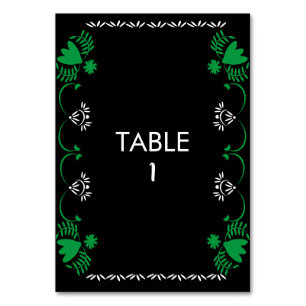 Papel Picado Floral Mariage mexicain Carte table