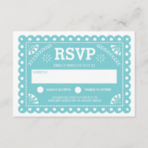 Papel Picado Wedding RSVP