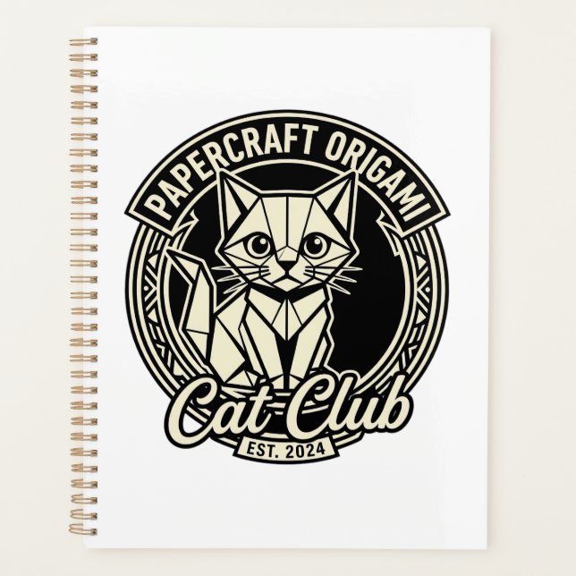Papercraft Origami Chat Drôle Chat Graphique - Pap (Devant)